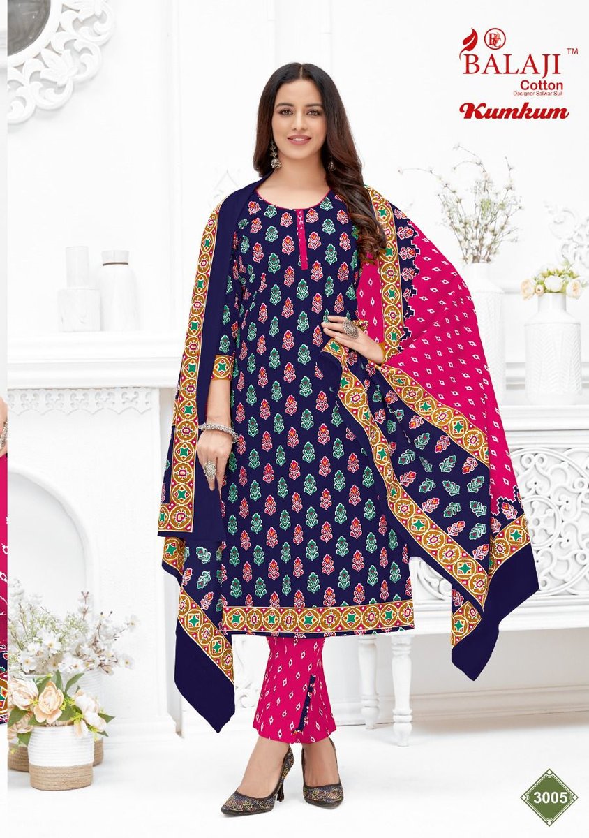 Balaji Cotton Kumkum Vol-30 3001-3020 Series 5