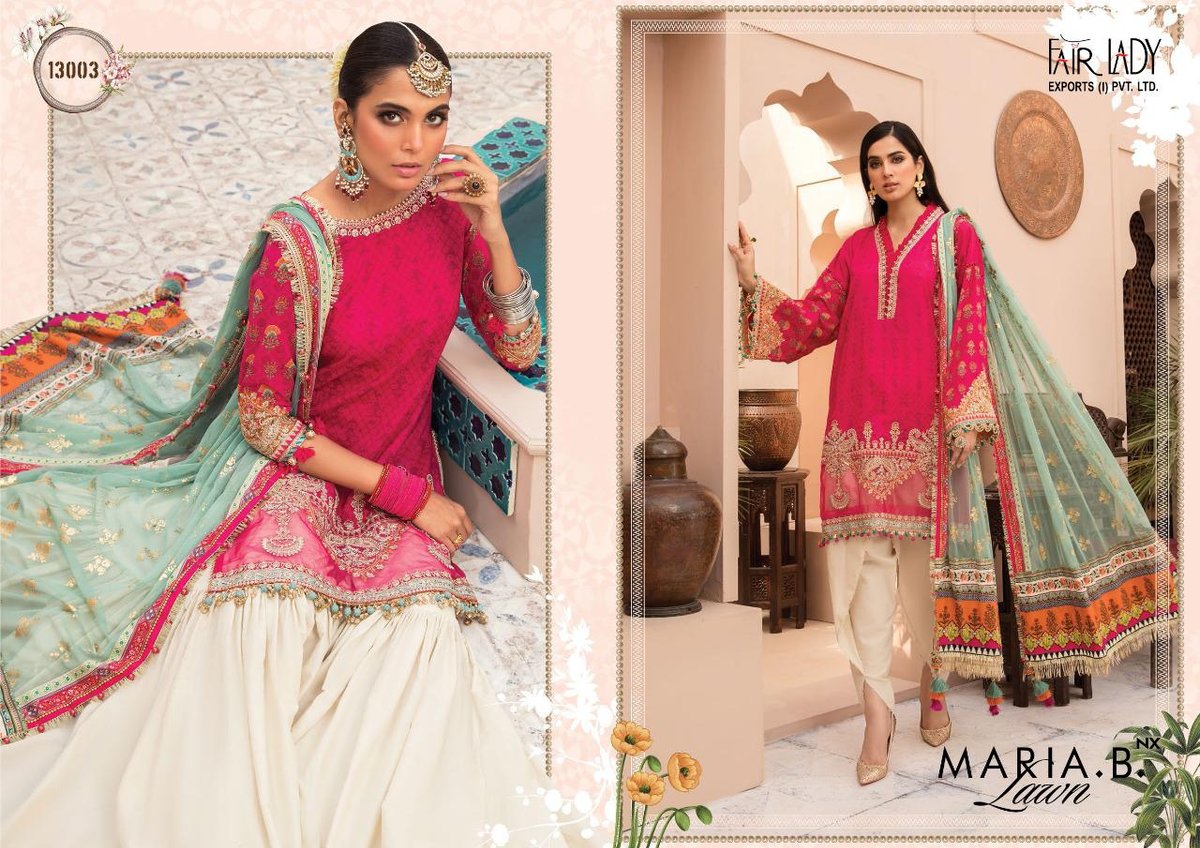 Fair Lady Maria B Lawn Nx 13001-13004 Series 3