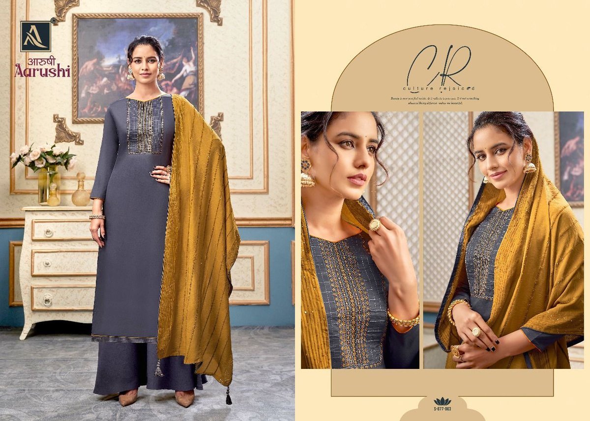 Alok Suit Aarushi 877-001 to 877-008 Series 3