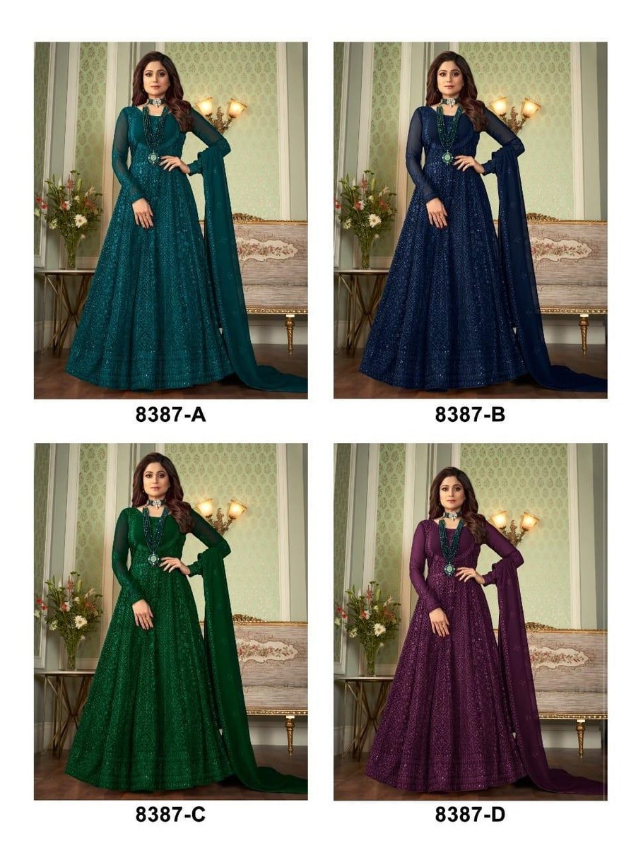 Aashirwad Creation Avni 8387 Colors 9