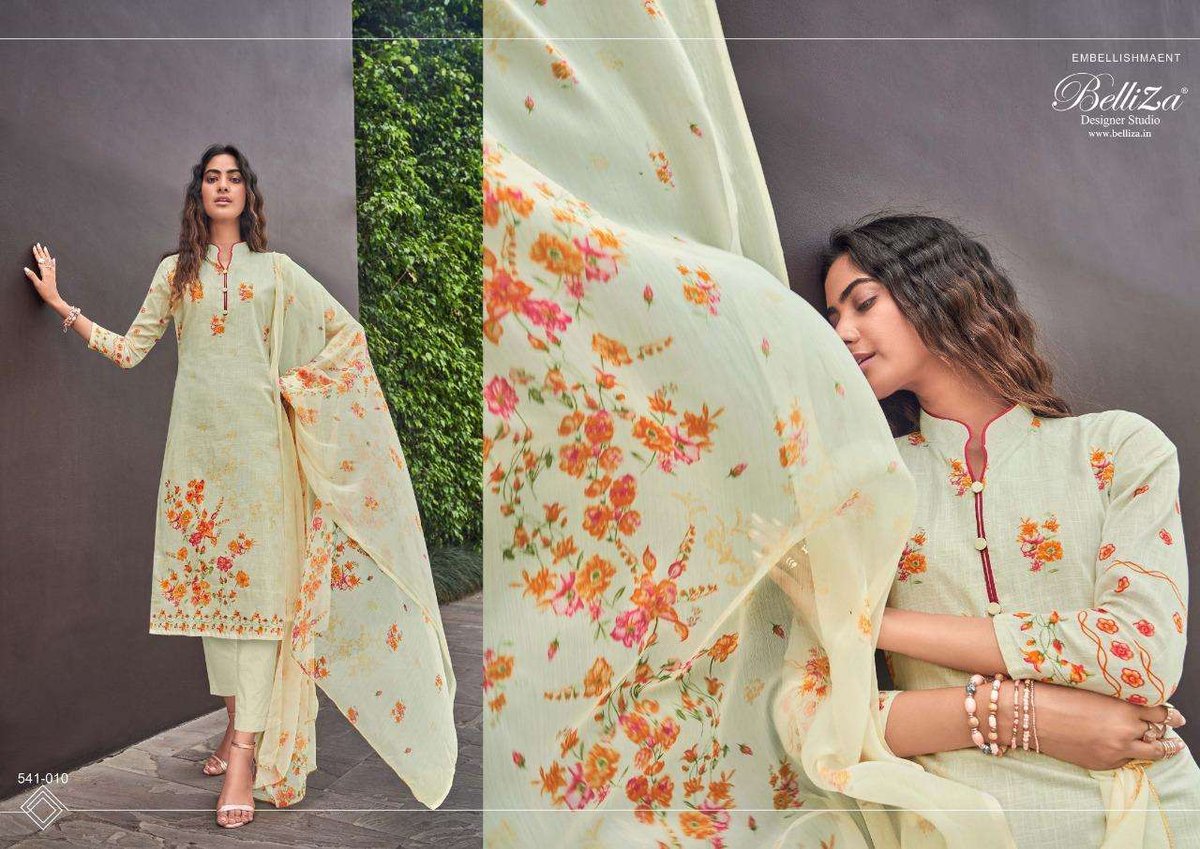 Belliza Designer Nakshatra Vol-4 541-001 to 541-010 Series 10