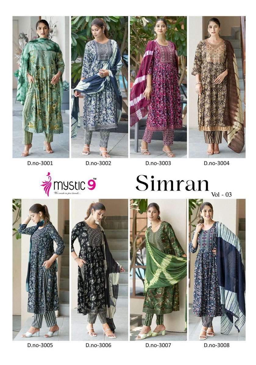 MYSTIC 9 SIMRAN VOL-3 3001 TO 3008 6