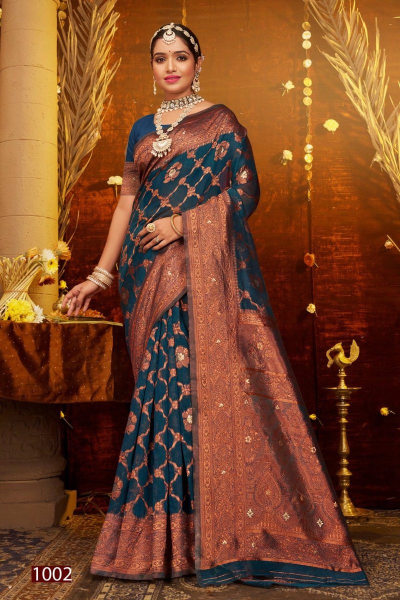 SAROJ SAREE GLAMOUR COTTON VOL-5 1001 TO 1006 2