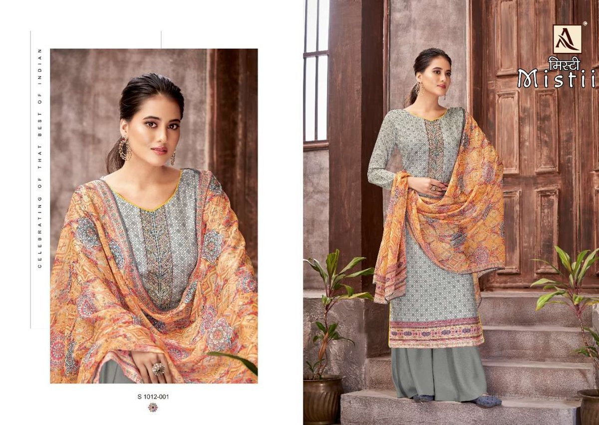 Alok Suit Mistii 1012-001 to 1012-006 Series 1