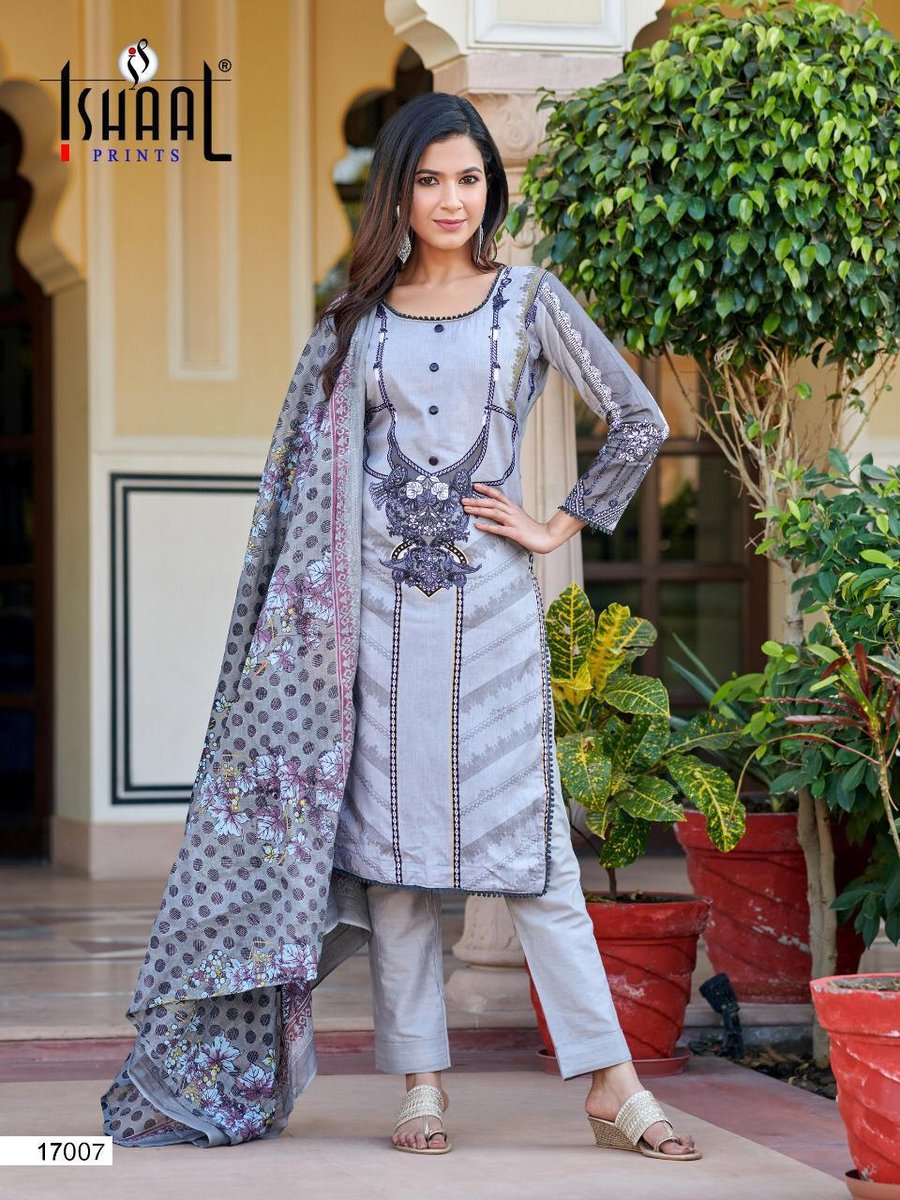 Ishaal Prints Gulmohar Vol-17 17001-17010 Series 7