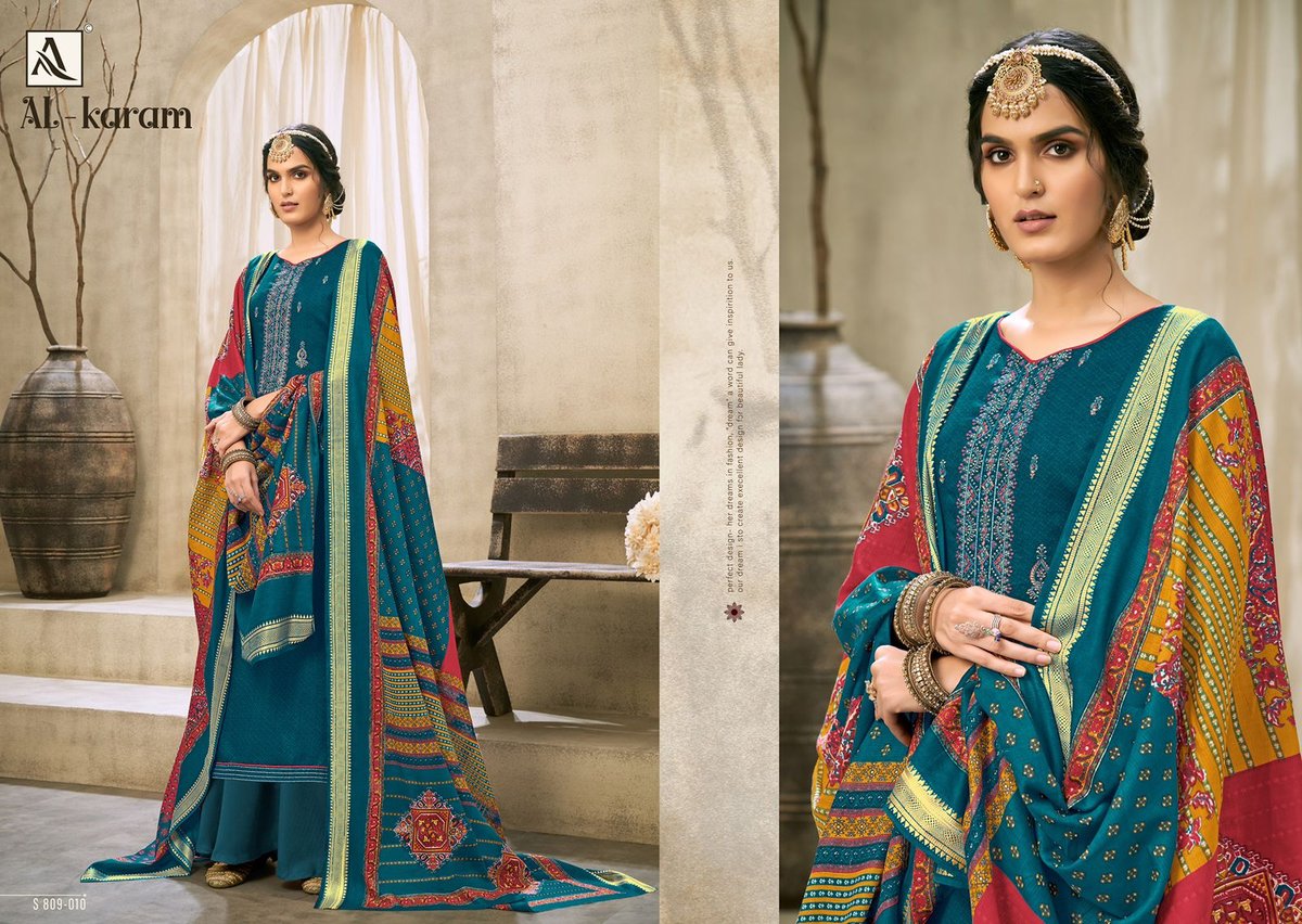 Alok Suits Al-Karam 809-001 to 809-010 Series 10