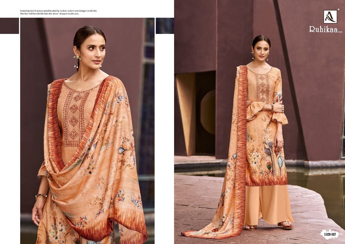 Alok Suits Ruhikaa 828-001 to 828-010 Series 7