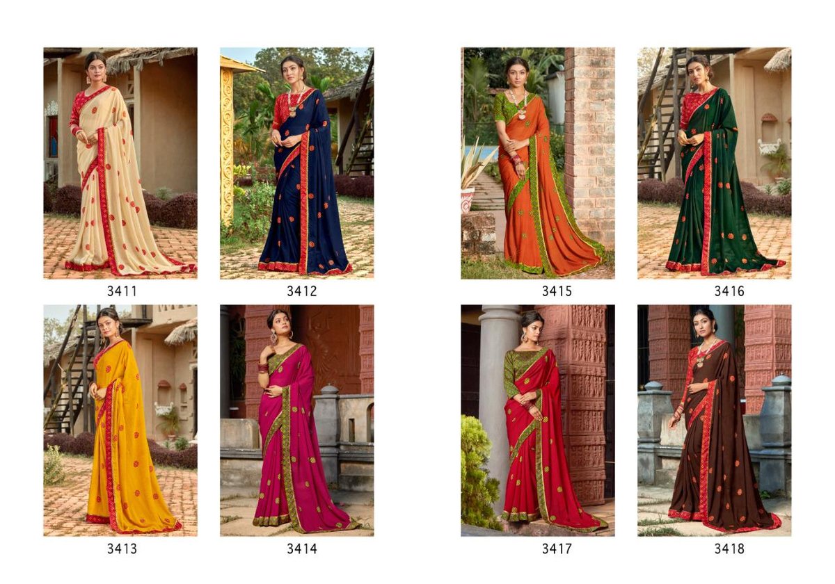 5D Designer Rasam 3411-3418 Series 9
