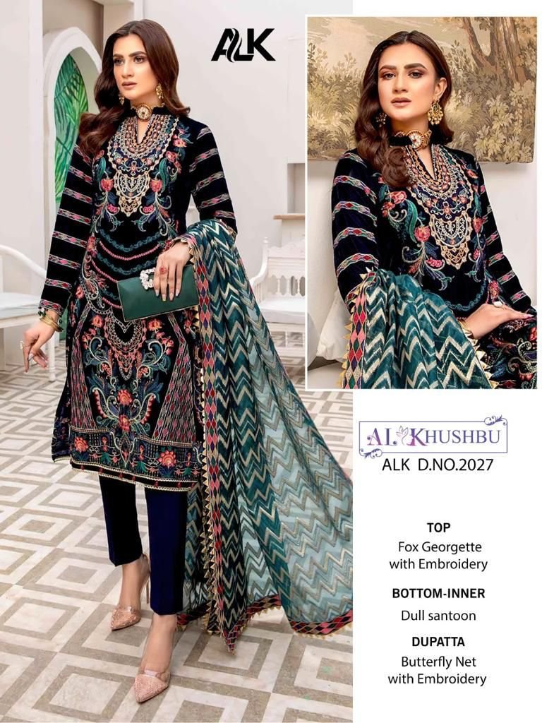 AL Khushbu Designer Suit 2070 Design 1
