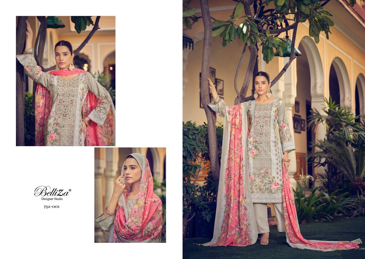 Belliza Designer Naira Vol-7 791-001 to 791-010 Series 1