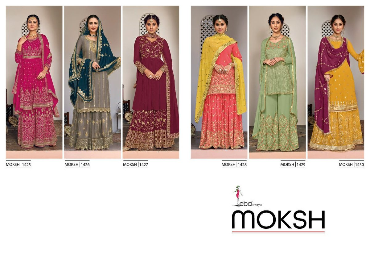 Eba Lifestyle Moksh Vol-1 1425-1430 Series 7