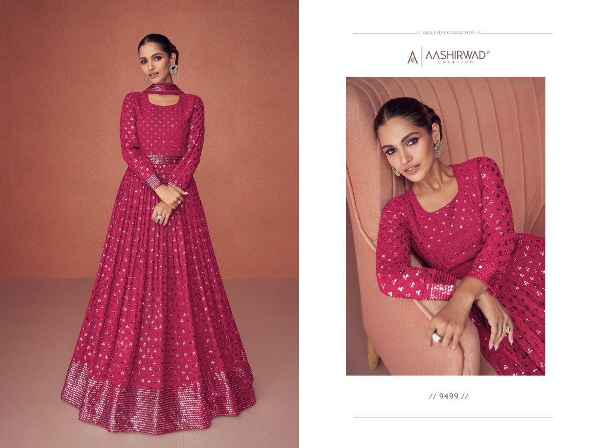 Aashirwad Creation Season Diamond 9495-9499 Series 4