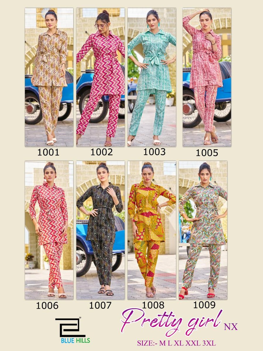 Blue Hills Pretty Girl Nx Co- Ord 1001-1009 Series 9