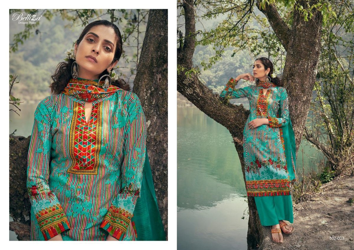 Belliza Designer Festive Fusion 532-001 to 532-010 Series 3