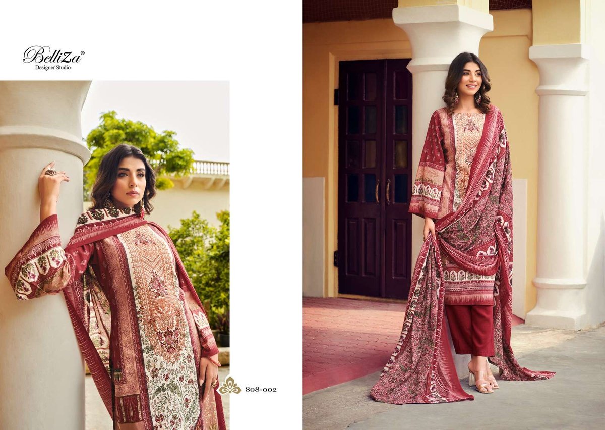 Belliza Designer Naira Vol-14 808-001 to 808-008 Series 2
