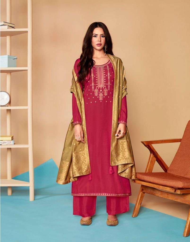 Aashirwad Creation Mor Bagh Saaras 8592-8597 Series 4