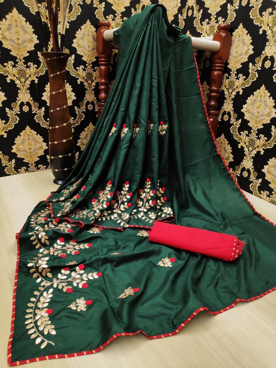 Gota Patti Saree Rangeela Colors 7