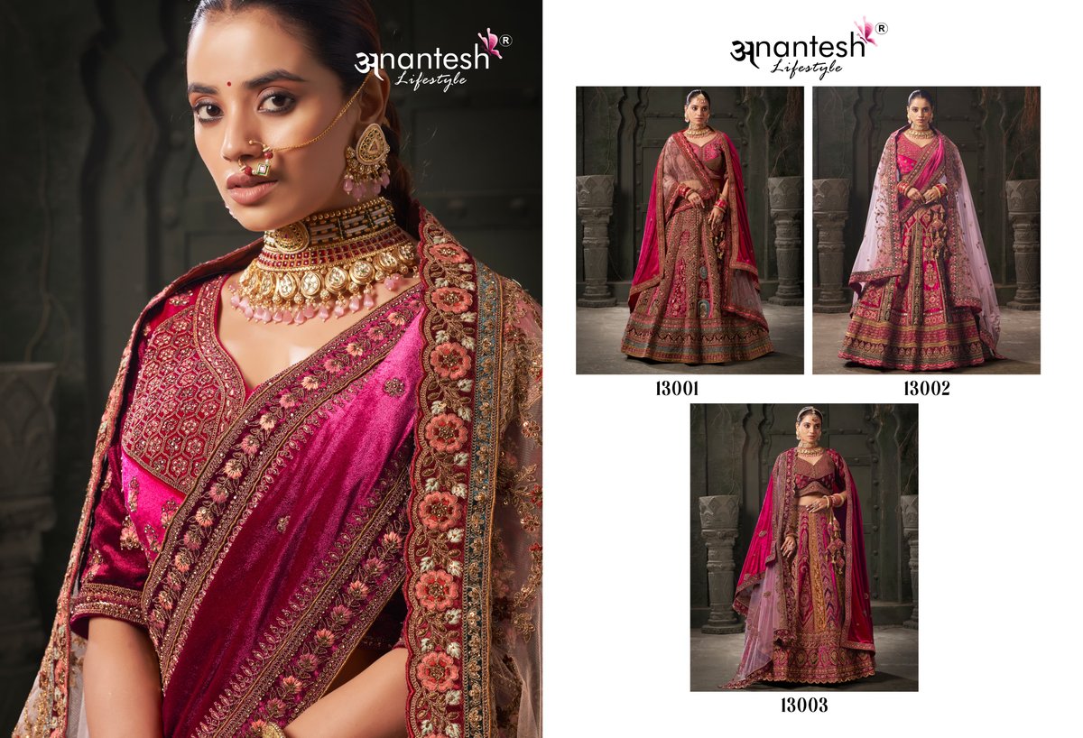 ANANTESH WEDDING BRIDE VOL-01 13001-13003 4