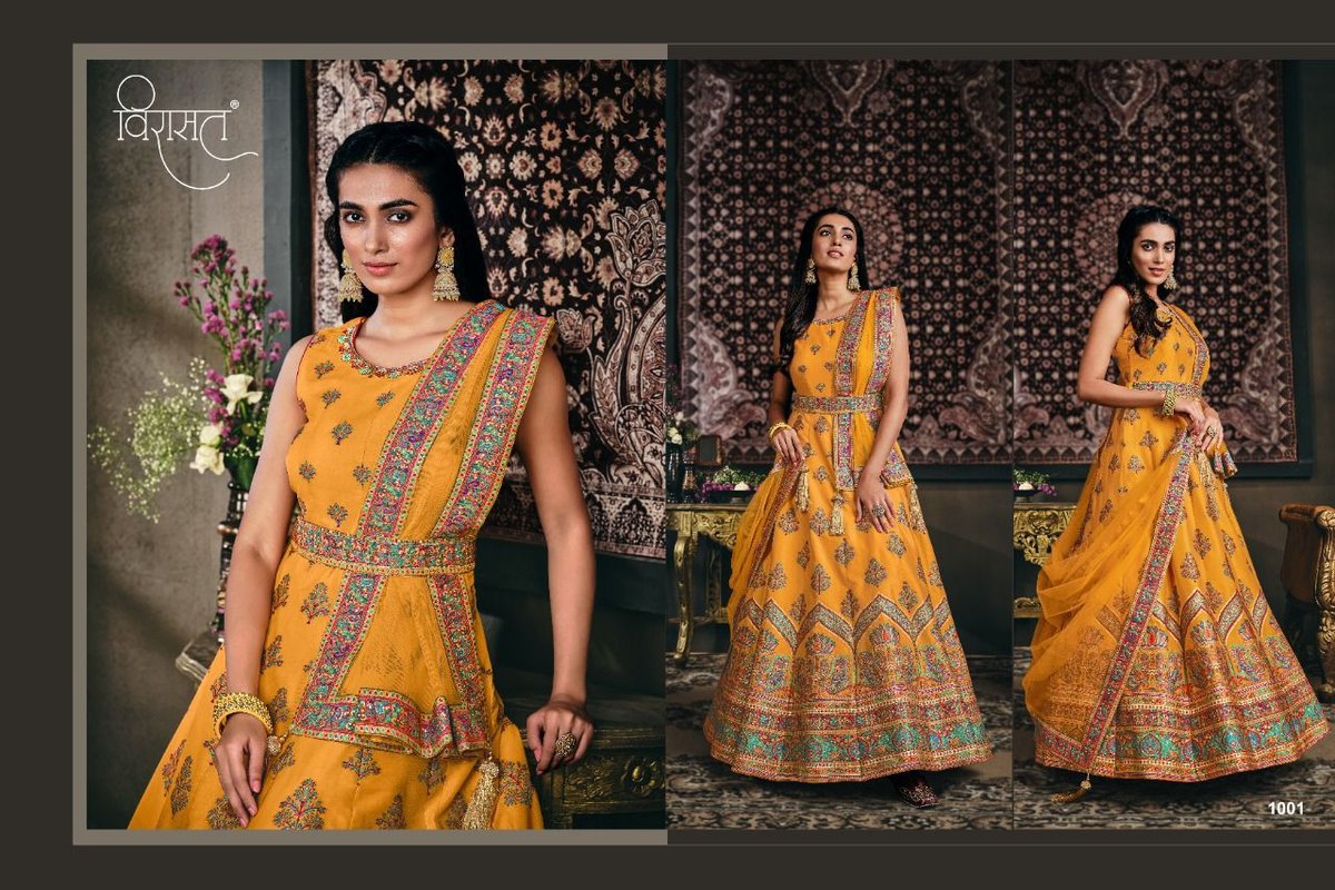 Virasat Gowns Banarasiya 1001-1005 Series 1