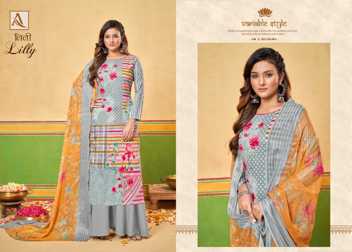 Alok Suit Lilly 965-001 to 965-008 Series 4