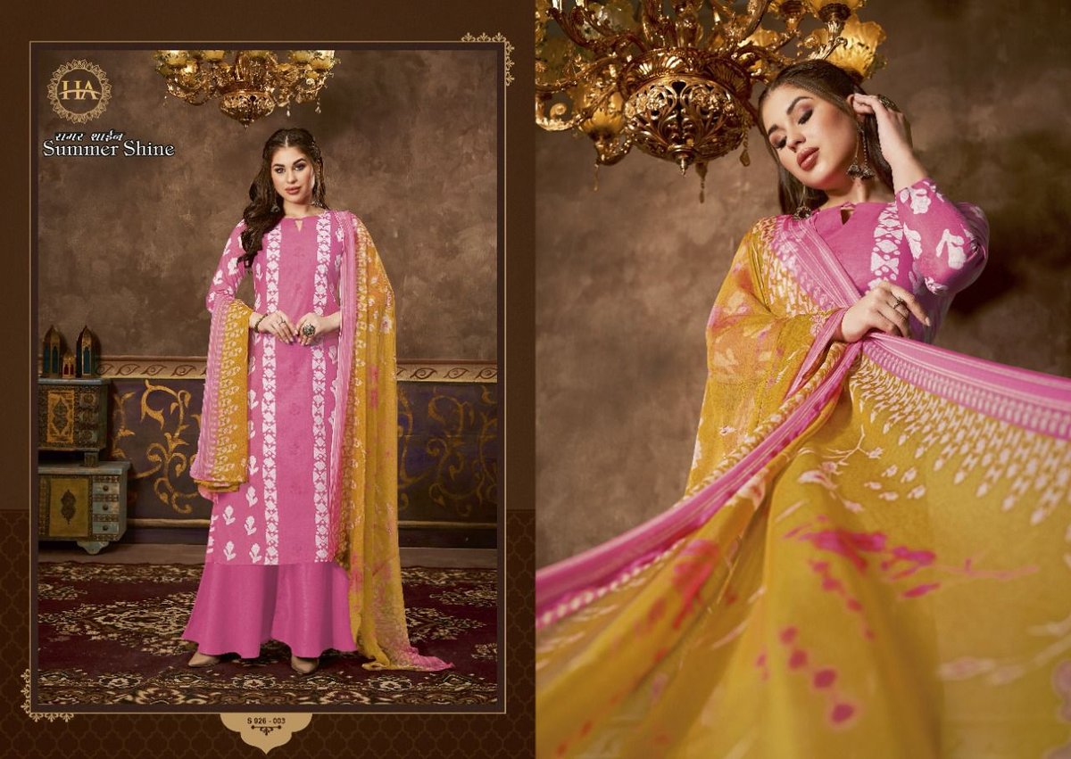 Harshit Fashion Summer Shine 926-001 to 926-008 Series 3