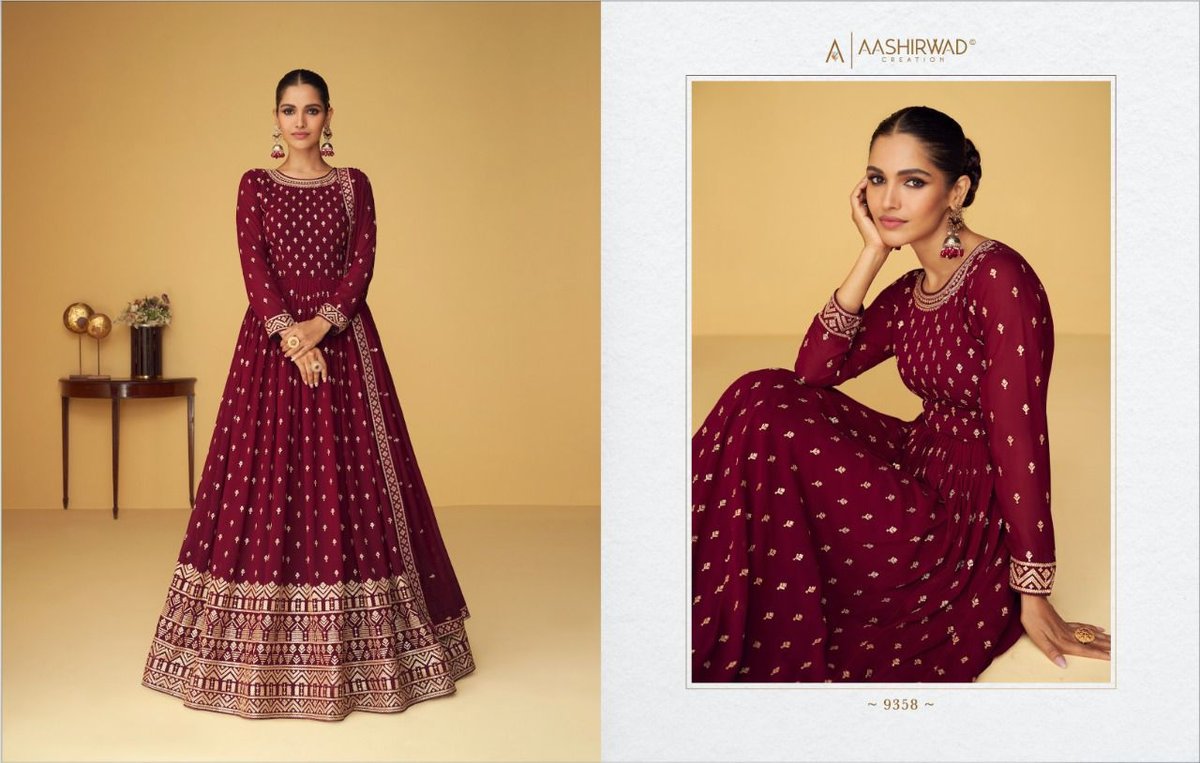 Aashirwad Creation Sana 9358-9361 Series 1