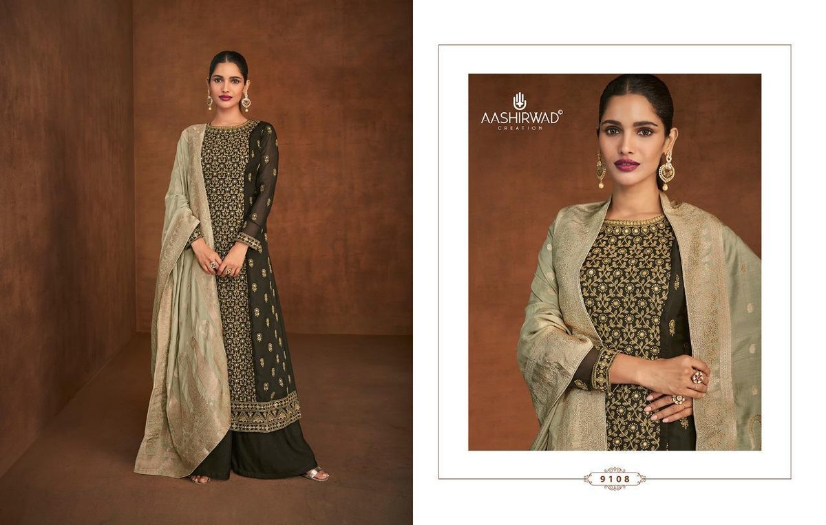 Aashirwad Creation Noura 9105-9108 Series 4