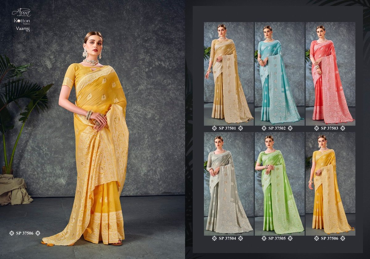 Aura Saree Vaamsi Vol-8 37501-37506 Series 7