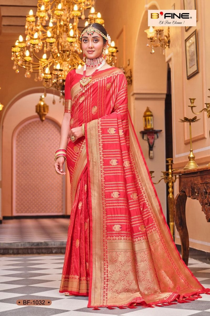 B Fine Saree Roshni 1028-1033 Series 5