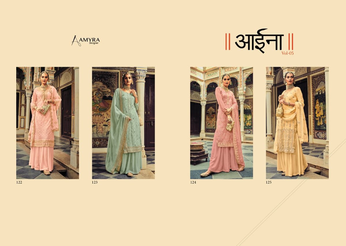 Amyra Designer Aaina Vol-5 122-125 Series 5