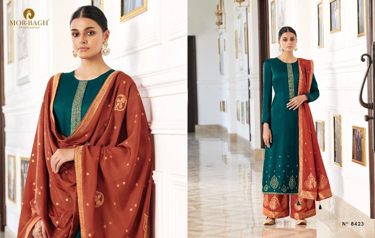 Aashirwad Creation Mor Bagh Aviva 8423-8428 Series 1