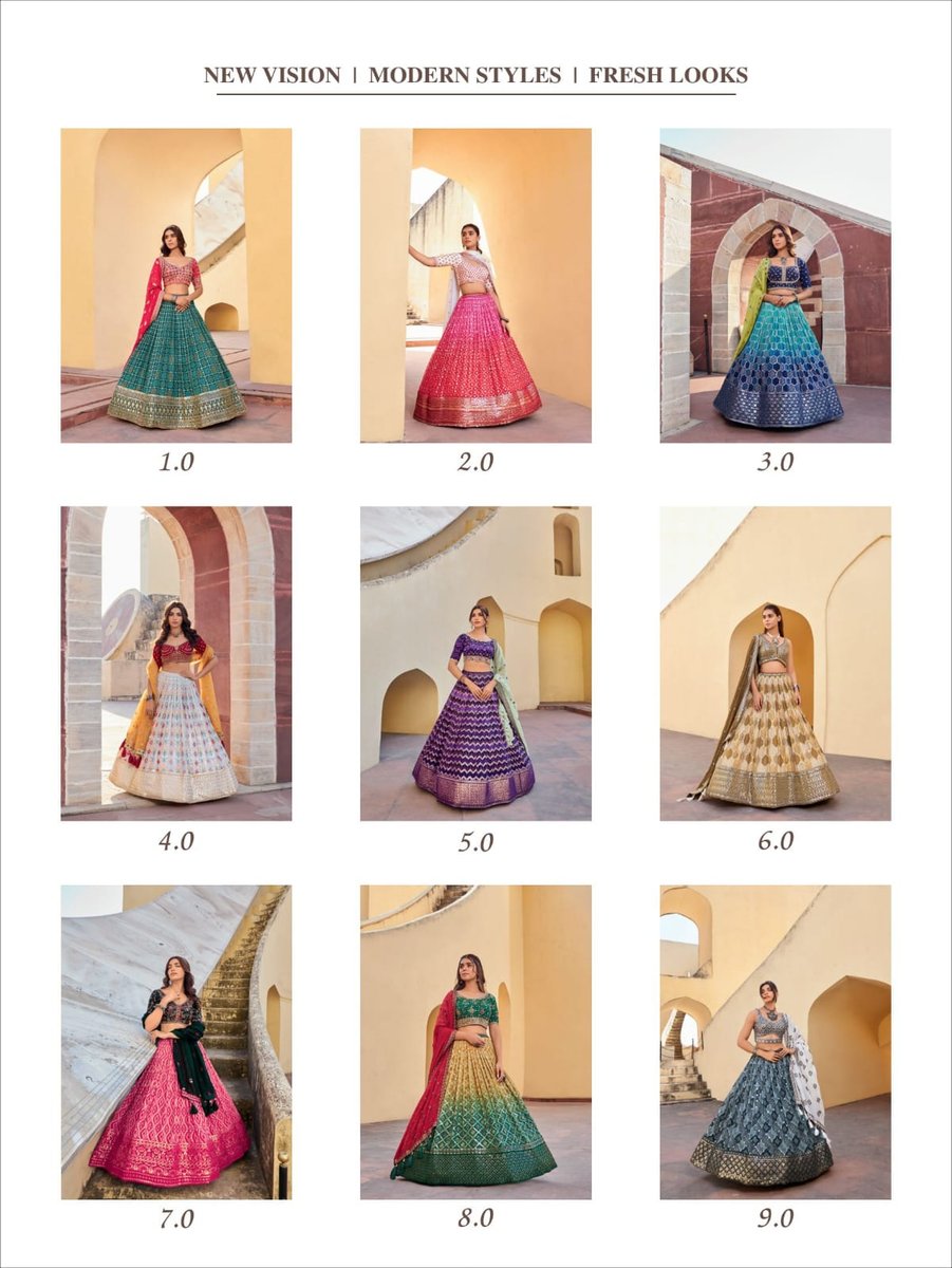 Navkaar Koi Noor Ready Made Lehenga 1-9 Series 10