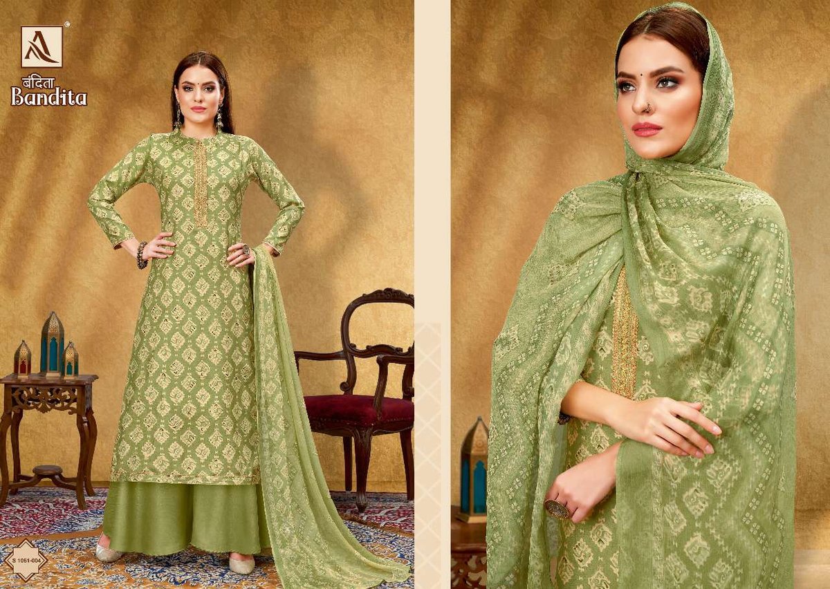 Alok Suit Bandita 1061-001 to 1061-008 Series 4