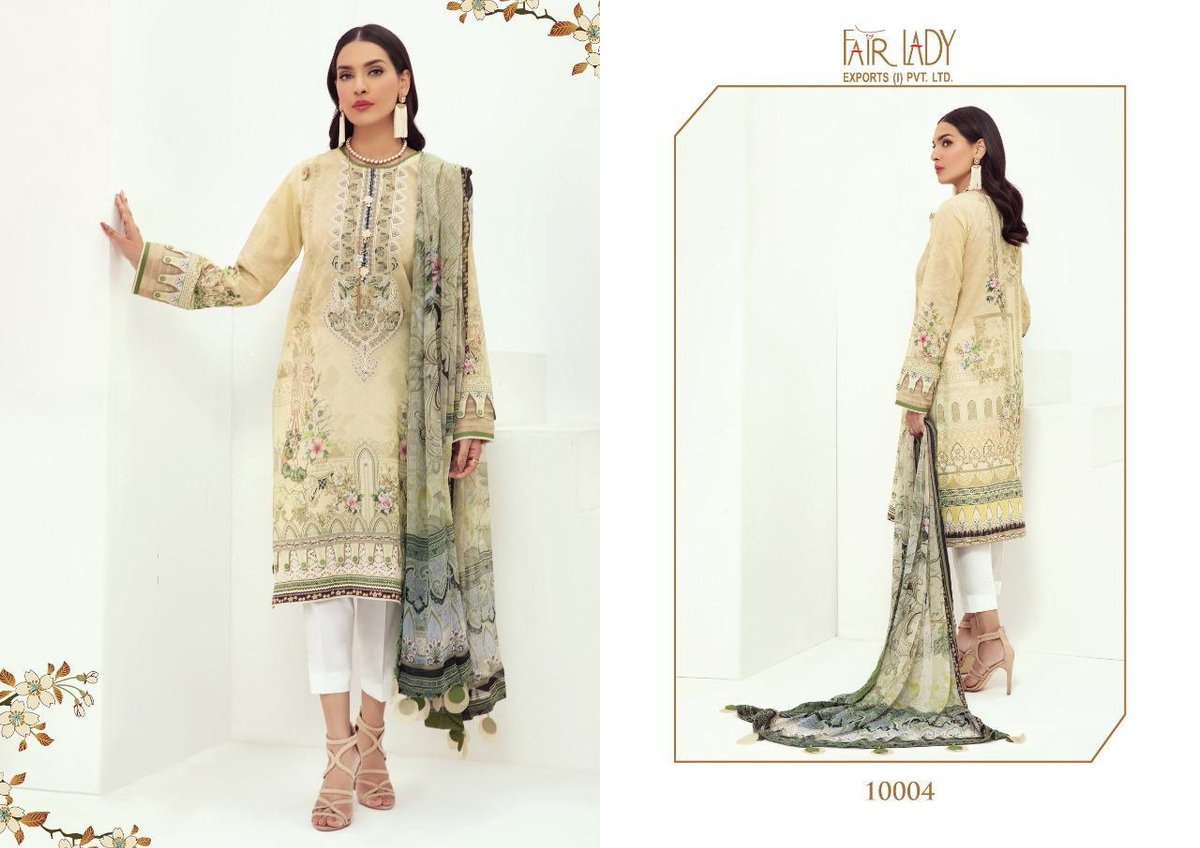 Fair Lady Exports Farasha Lawn 10001-10007 Series 4