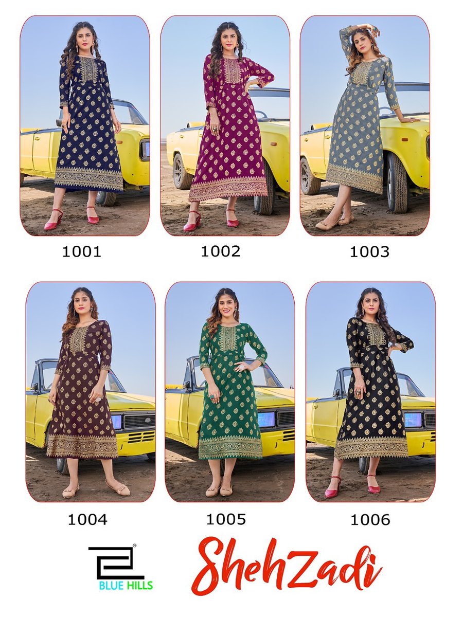 Blue Hills Shehzadi 1001-1006 Series 7