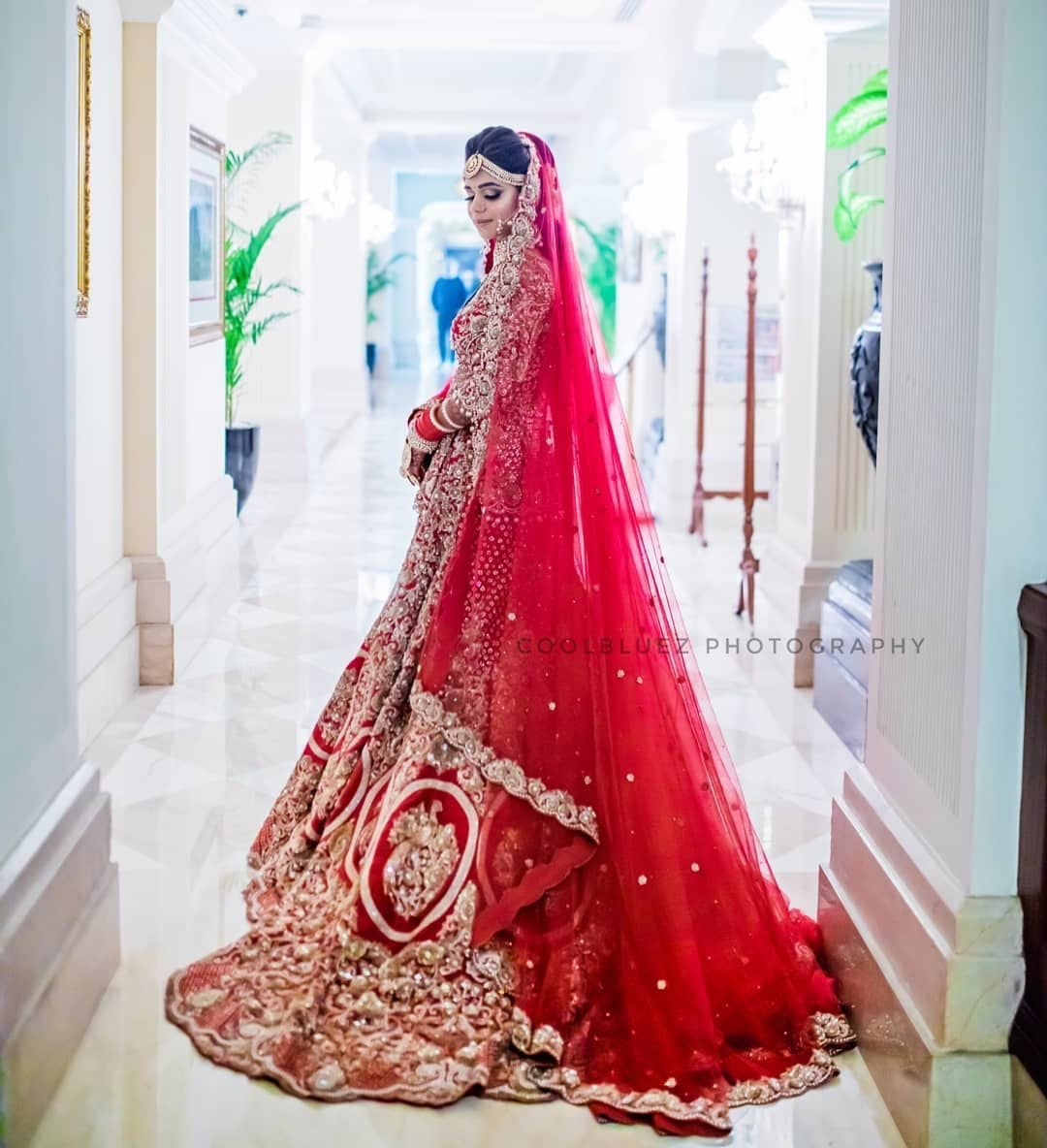 DJ Bridal Red Lehenga DJ-136 Design 3