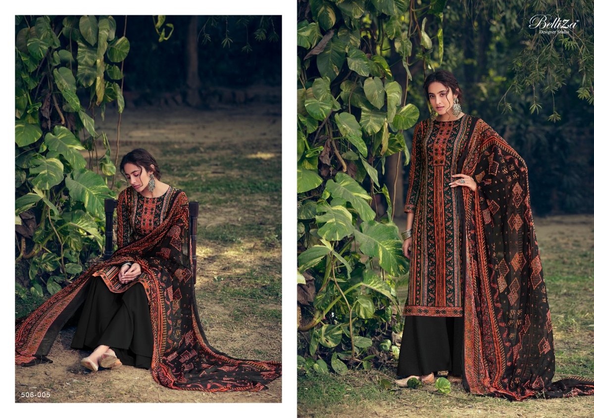 Belliza Designer Studio Zohra 506-001 to 506-010  Series 5