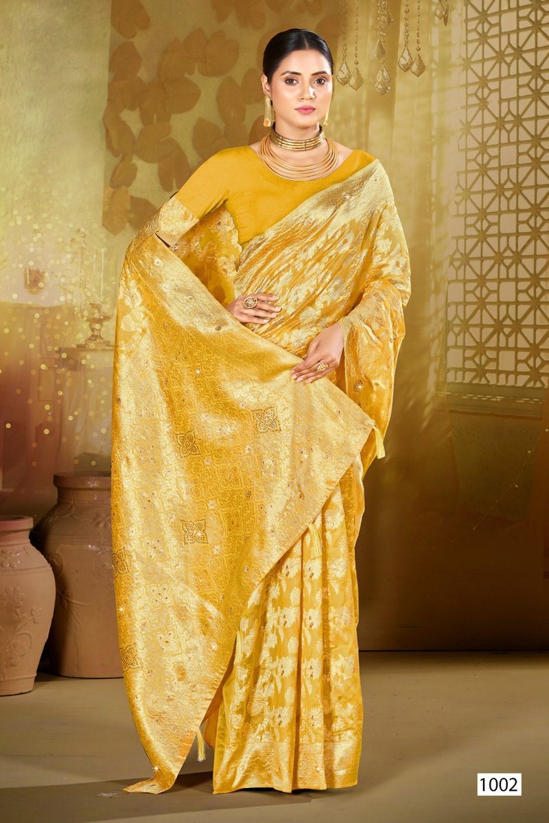 SAROJ SAREE SPARKLE SAROSKI-1 1001 TO 1006 2