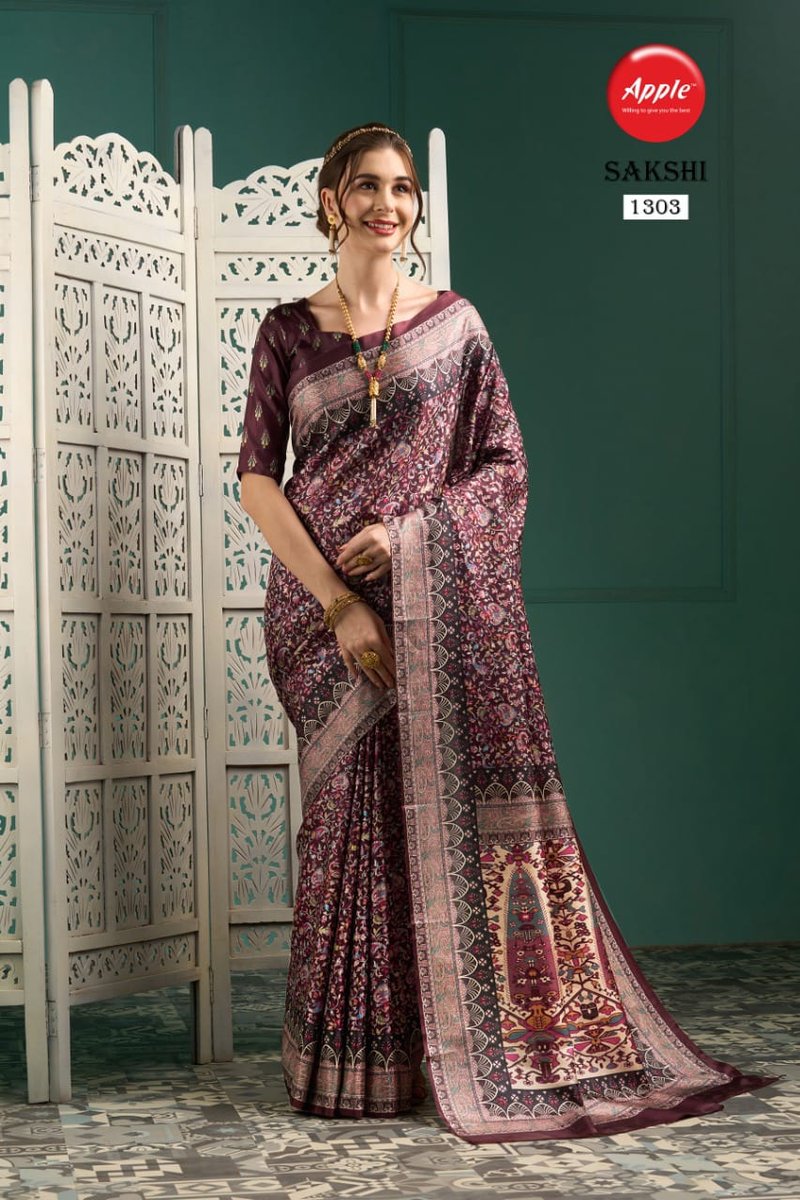 Apple Saree Sakhsi Vol-13 1301-1308 Series 3