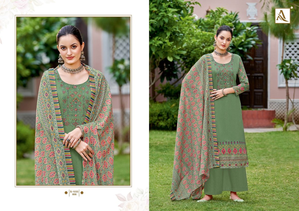 Alok Suit Anaisha 1033-001 to 1033-008 Series 8
