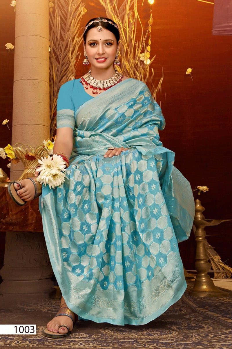 SAROJ SAREE PACIFIC COTTON VOL-4 1001 TO 1006 3