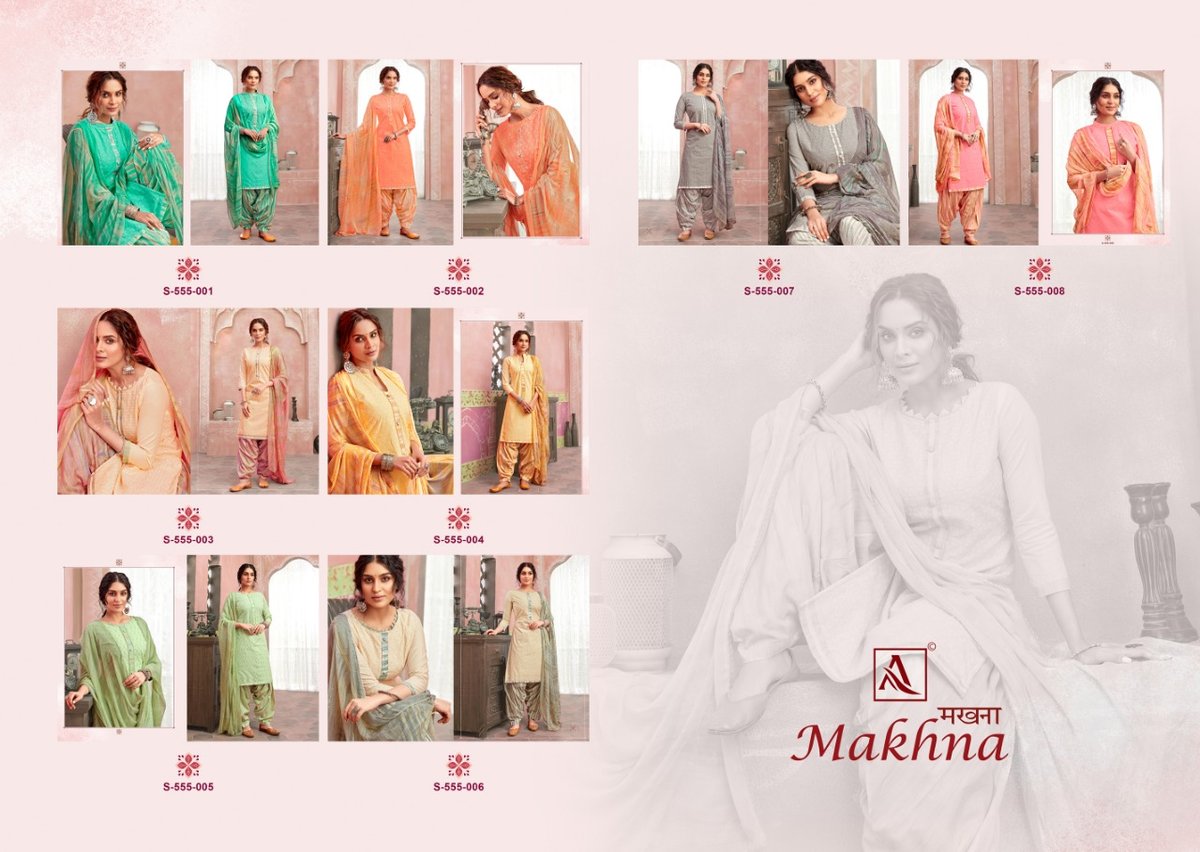 Alok Suits Makhna 555-001-555-008 Series 9