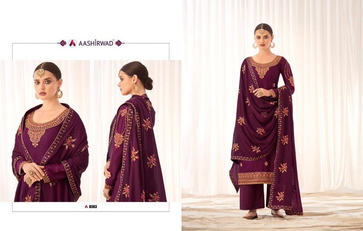 Aashirwad Creation Rashmi 8358-8363 Series 6