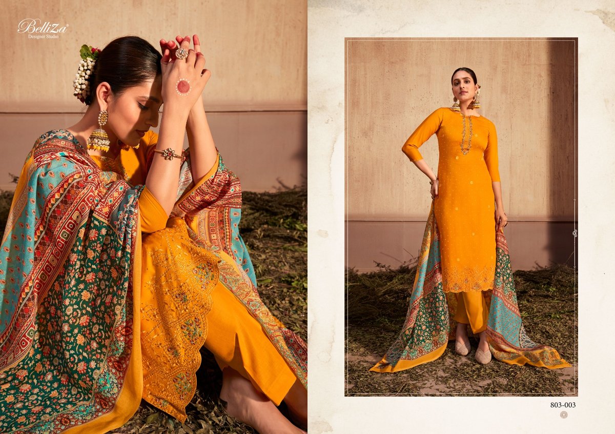 Belliza Designer Gulzaar 803-001 to 803-008 Series 3