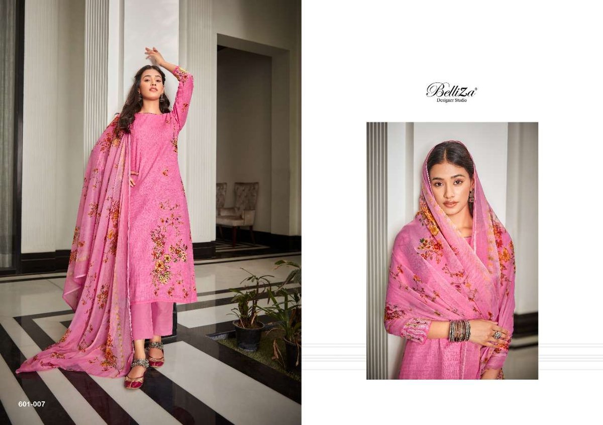 Belliza Designer Namika Vol-2 601-001 to 601-010 Series 7