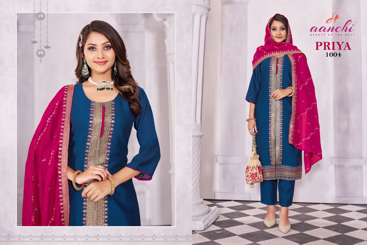 AANCHI KURTIS PRIYA 1001 TO 1004 4