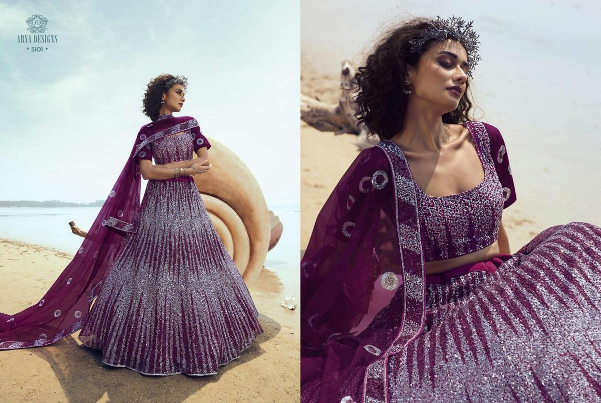 Arya Designer Lehenga Cinderella Vol-10 5101-5110 Series 1