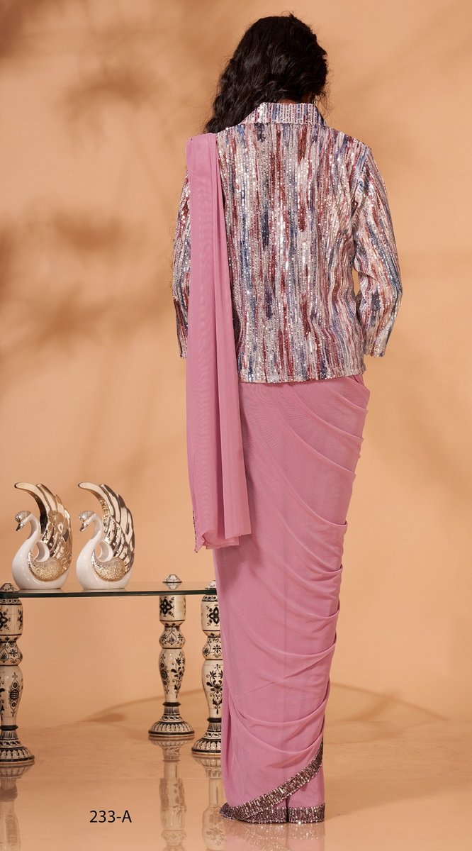 Aamoha Trendz Ready Made Designer Saree 233-A Design 2