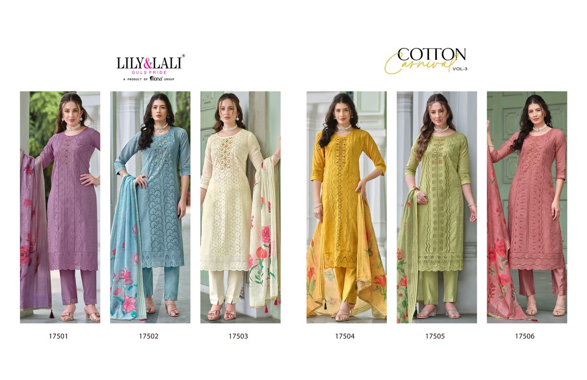 LILY & LALI COTTON CARNIVAL - 3 17501 TO 17506 7