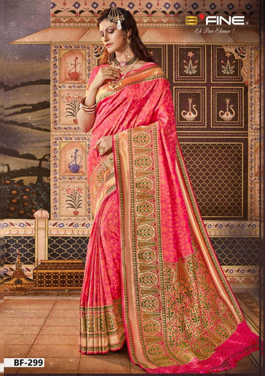B Fine Saree Kalakari BF-281 to BF-300 Series 10